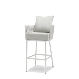 Bar Arm Chair White